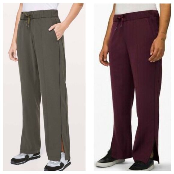 NWT Lululemon On the Right Track Pant Sz 10 - Picture 1 of 9